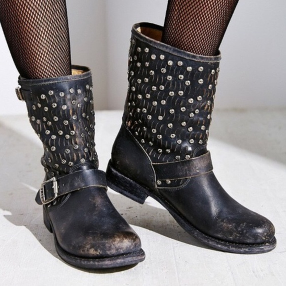 Studded Jenna Frye boots